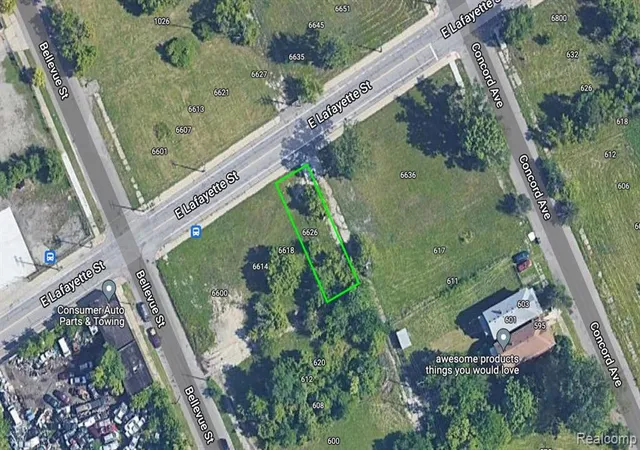 Photo 1 of Land for sale at 6626 E Lafayette St, Detroit, MI 48207 | MLS# 60230788 | Listing updated on 2026-07-27