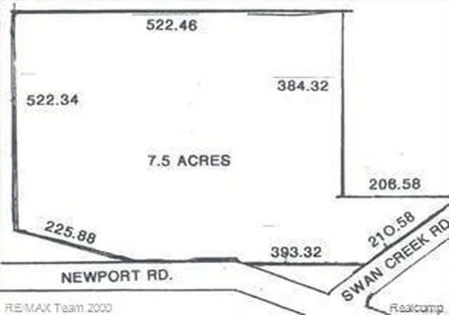 1st image of 01 Swan Creek R Swan Creek Rd, Newport, MI 48166 | MLS# 60936698