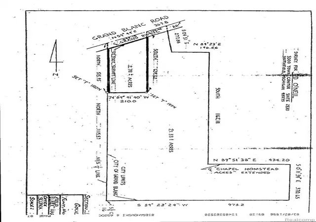 Photo 4 of Land for sale at 741 E Grand Blanc Rd, Grand Blanc, MI 48439 | MLS# 60277649 | Listing updated on 2026-03-26