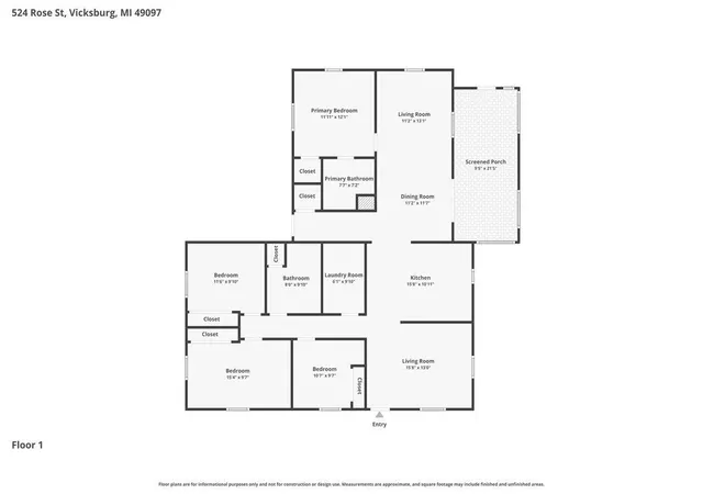 Homes for sale in Vicksburg, MI | 524 Rose St, Vicksburg, MI 49097 | MLS# 70543688