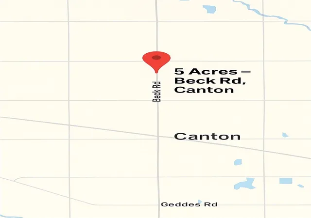 Photo 1 of Land for sale at 0 Beck Rd, Canton, MI 48187 | MLS# 70498465 | Listing updated on 2026-06-13