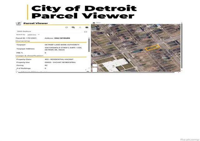 Photo 4 of Land for sale at 3063 Seyburn St, Detroit, MI 48214 1787 | MLS# 60334920 | Listing updated on 2026-08-26