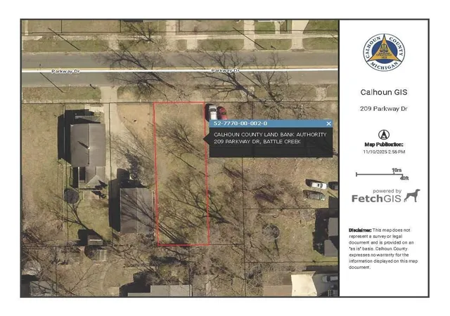 Photo 1 of Land for sale at 209 Parkway Dr, Battle Creek, MI 49037 | MLS# 70505099 | Listing updated on 2026-08-10