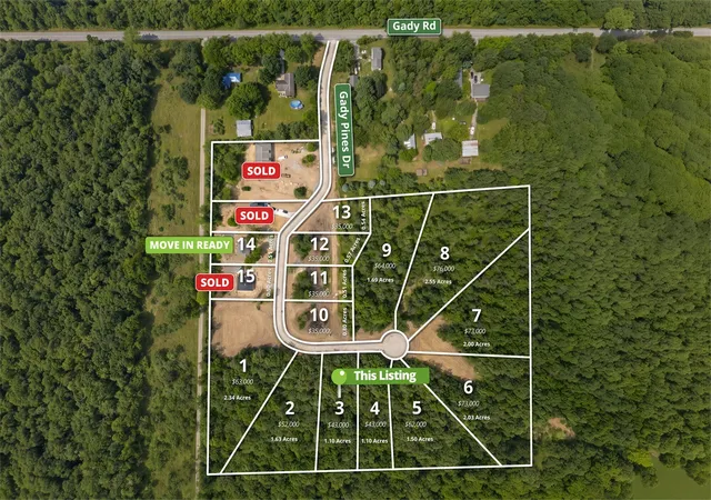 Photo 2 of Land for sale at 3 Gady Pines Dr, Adrian, MI 49221 | MLS# 70552721 | Listing updated on 2026-08-16