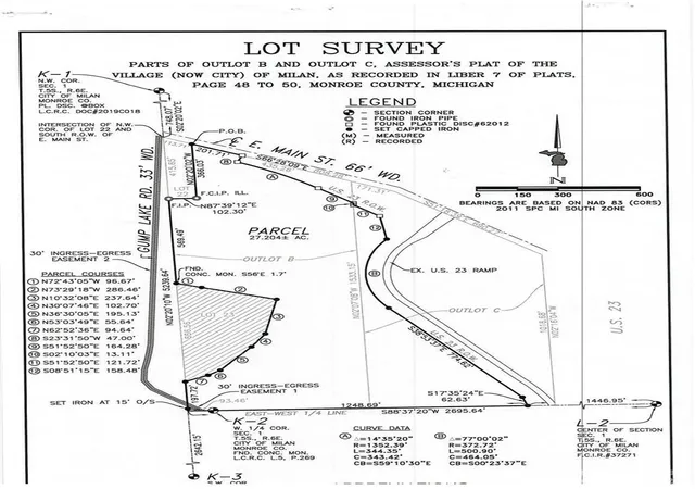Photo 2 of Land for sale at 1 E Main, Milan, MI 48160 | MLS# 70379583 | Listing updated on 2026-08-19