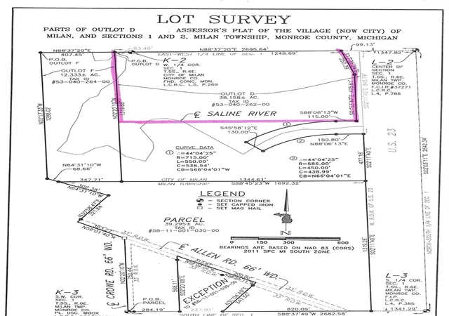 Photo 3 of Land for sale at 1 E Main, Milan, MI 48160 | MLS# 70379583 | Listing updated on 2026-08-19