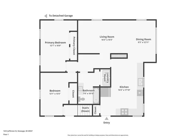 56th image of 125 E Jefferson St, Newaygo, MI 49337 | MLS# 70552429