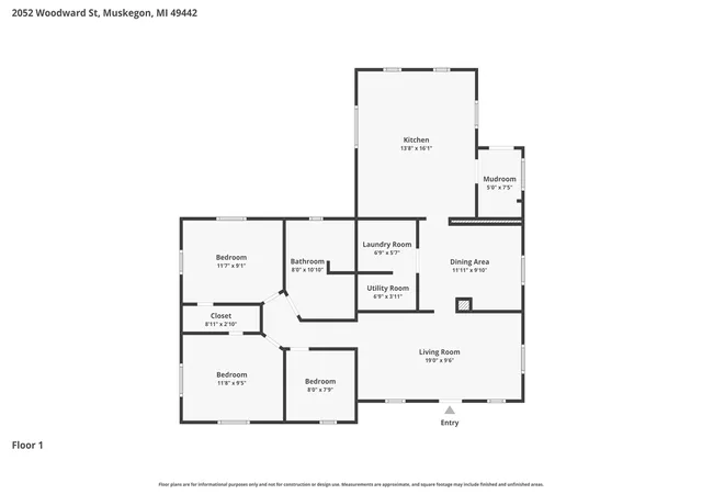 Homes for sale in Muskegon, MI | 2052 Woodward St, Muskegon, MI 49442 | MLS# 70520107