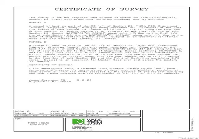 Photo 3 of Land for sale at 34606 S South Maxton Cross Road, Drummond, MI 49726 | MLS# 61025687 | Listing updated on 2026-08-29