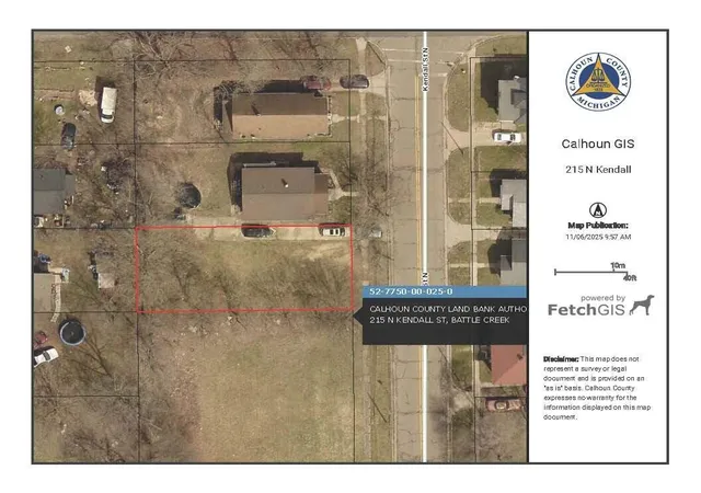 Photo 1 of Land for sale at 215 N Kendall St, Battle Creek, MI 49037 | MLS# 70505119 | Listing updated on 2026-08-10