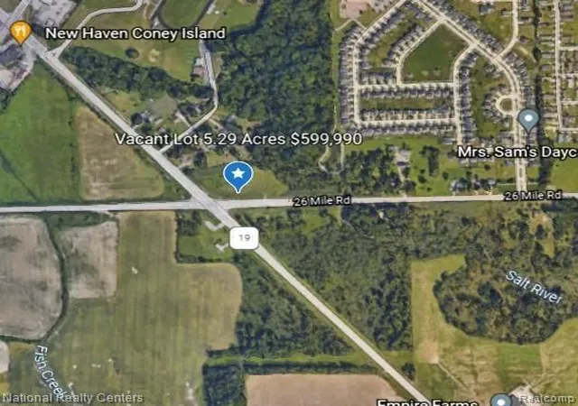 Photo 3 of Land for sale at 000 New Hvn, New Haven, MI 48048 | MLS# 60368578 | Listing updated on 2026-08-05