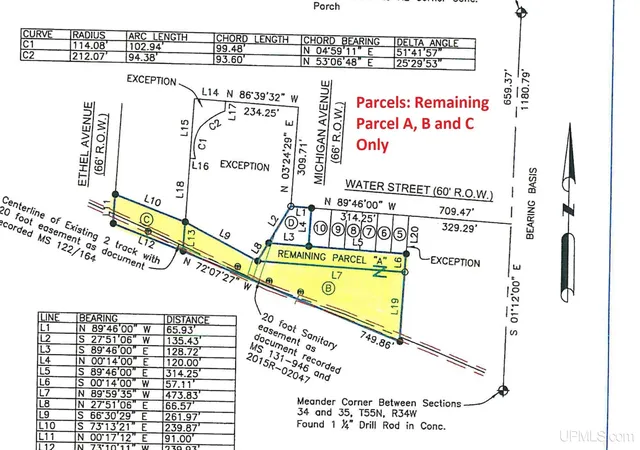 Photo 3 of Land for sale at Tbd A B C Navy St, Hancock, MI 49930 | MLS# 50180516 | Listing updated on 2026-06-24