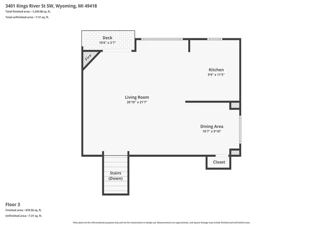 Homes for sale in Grandville, MI | 3401 Kings River St, Grandville, MI 49418 | MLS# 70538505