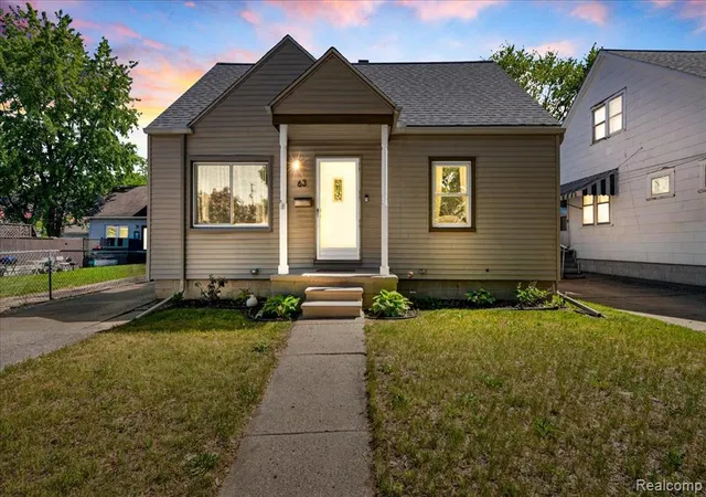 Photo 1 of Single Family Residence at 63 W Mahan Ave, Hazel Park, MI 48030 | MLS# 60998384 |  | Sold on 2026-06-30