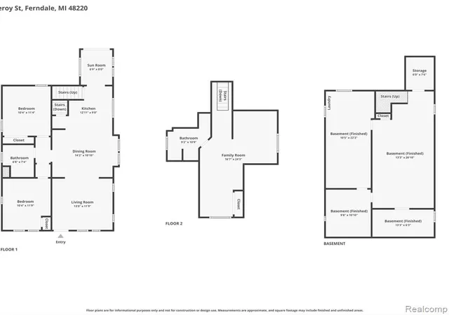 Homes for sale in Ferndale, MI | 315 Leroy St, Ferndale, MI 48220 | MLS# 61004259