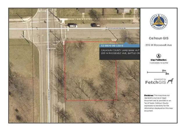 Photo 1 of Land for sale at 205 W Roosevelt Ave, Battle Creek, MI 49037 | MLS# 70504950 | Listing updated on 2026-08-10
