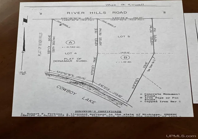Homes for sale in Kingsford, MI | Tbd Lot 4 Riverhills Rd, Kingsford, MI 49802 | MLS# 50211787