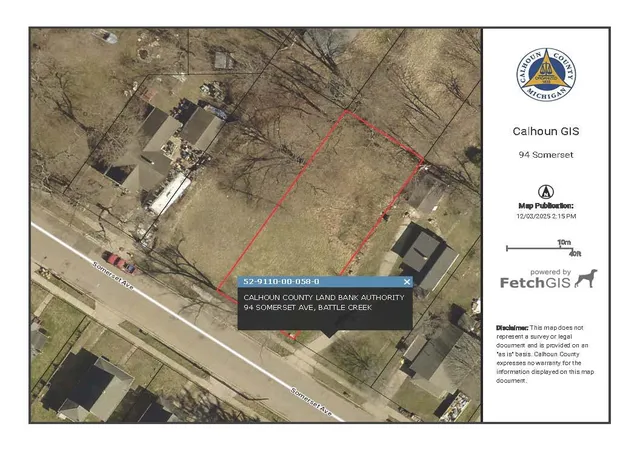 Land for sale at 94 Somerset Ave, Battle Creek, MI 49037 | MLS# 70508089