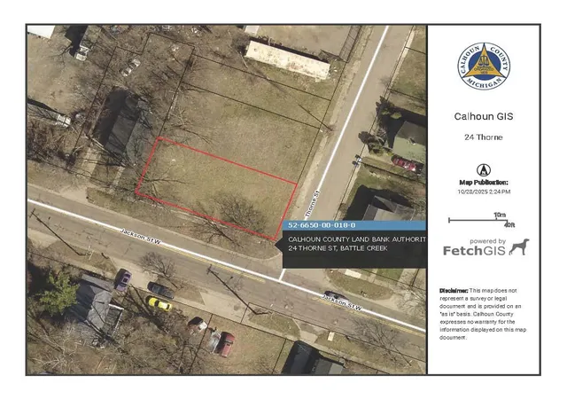 Photo 1 of Land for sale at 24 Thorne St, Battle Creek, MI 49037 | MLS# 70502934 | Listing updated on 2026-08-10