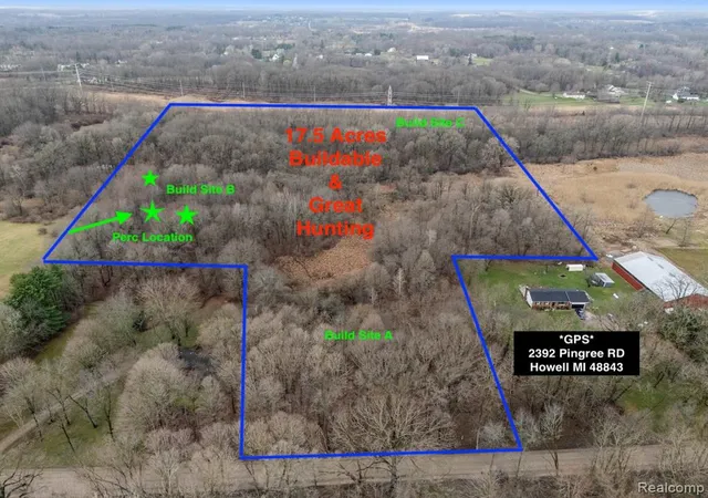 1st image of Vl Pingree Rd, Howell, MI 48843 | MLS# 60984749