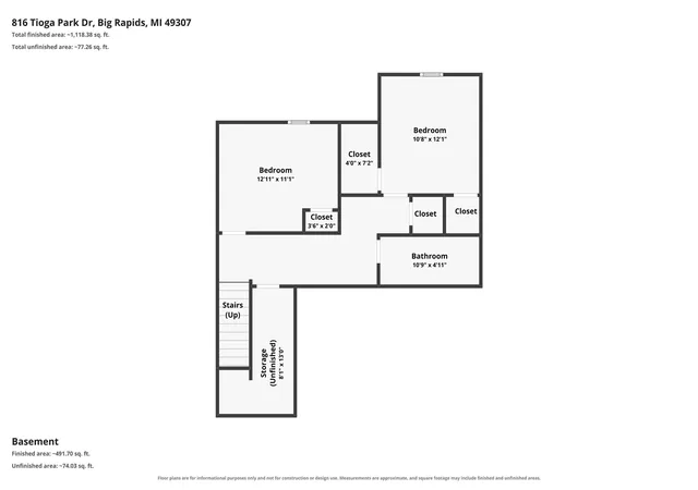 34th image of 816 Tioga Park Dr, Big Rapids, MI 49307 | MLS# 70549514