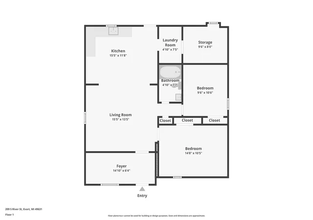 Homes for sale in Evart, MI | 209 S River St, Evart, MI 49631 | MLS# 70537569