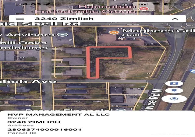 Photo 1 of Land for sale at 3240 Zimlich Ave, Mobile, AL 36608 | MLS# 389143 | Listing updated on 2026-07-24