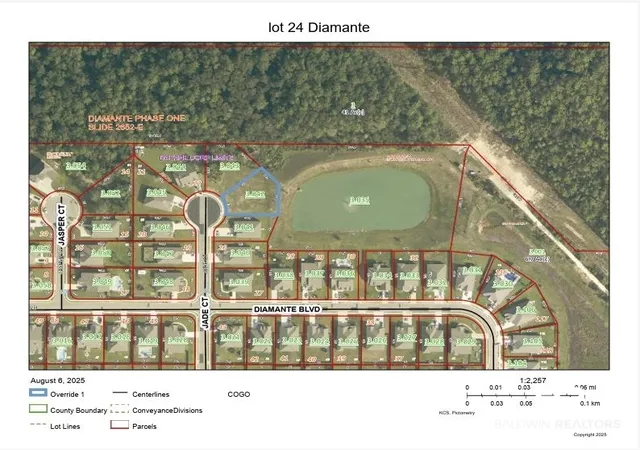 Photo 1 of Land for sale at 0 Jade Ct, Daphne, AL 36526 | MLS# 383359 | Listing updated on 2026-08-02