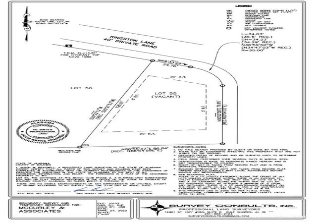 Photo 1 of Land for sale at Lot 55 Kingston Ln, Gulf Shores, AL 36542 | MLS# 378062 | Listing updated on 2026-07-30