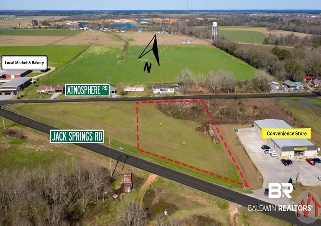Photo 1 of Land for sale at 10 Jack Springs Rd, Atmore, AL 36502 | MLS# 338906 | Listing updated on 2026-08-02