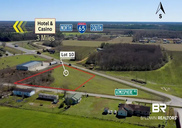 Photo 2 of Land for sale at 10 Jack Springs Rd, Atmore, AL 36502 | MLS# 338906 | Listing updated on 2026-08-02