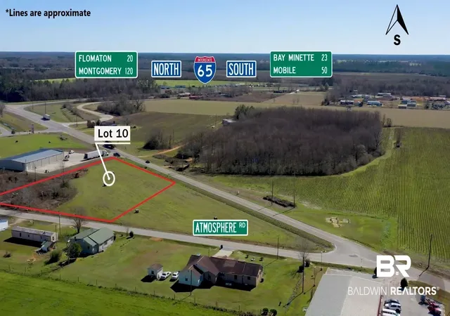 Photo 3 of Land for sale at 10 Jack Springs Rd, Atmore, AL 36502 | MLS# 338906 | Listing updated on 2026-08-02