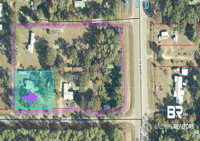 Photo 3 of Land for sale at 15243 Shipp Rd, Bay Minette, AL 36507 | MLS# 383025 | Listing updated on 2026-08-02