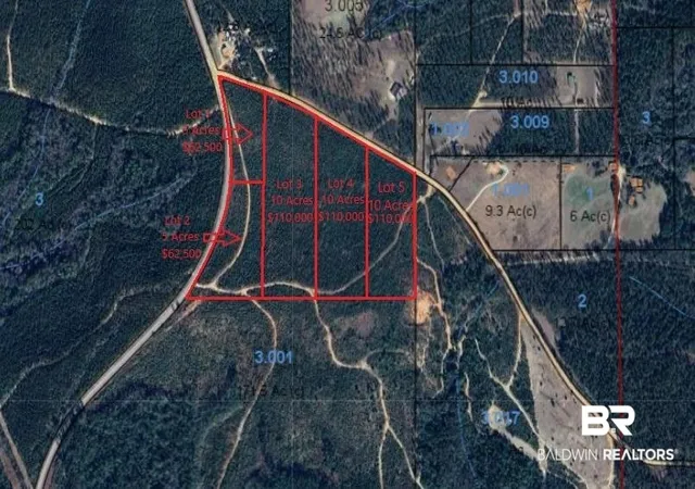 Photo 2 of Land for sale at 01 Robinsonville Rd, Atmore, AL 36502 | MLS# 372398 | Listing updated on 2026-08-02
