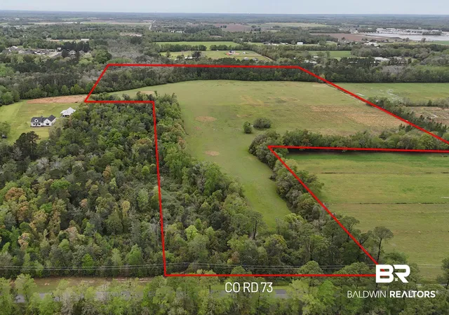 Photo 2 of Land for sale at 0 County Rd 73, Summerdale, AL 36580 | MLS# 395986 | Listing updated on 2026-08-23