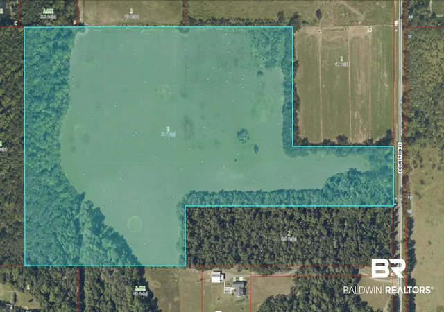 Photo 3 of Land for sale at 0 County Rd 73, Summerdale, AL 36580 | MLS# 395986 | Listing updated on 2026-08-23