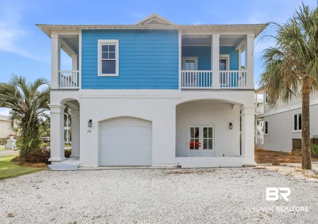 Photo 1 of Single family home for sale at 733 Alligator Aly, Gulf Shores, AL 36542 | MLS# 400289 | Listing updated on 2026-10-24