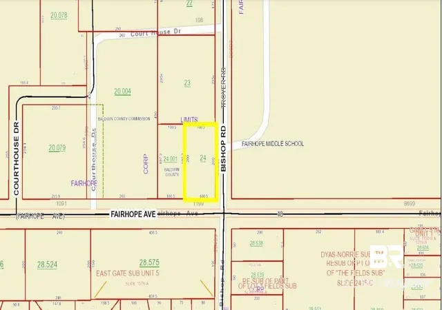 Photo 2 of Land for sale at 8477 Fairhope Ave, Fairhope, AL 36532 | MLS# 377613 | Listing updated on 2026-07-30