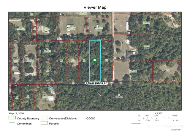 Photo 1 of Land for sale at 12335 Comalander Rd, Fairhope, AL 36532 | MLS# 396472 | Listing updated on 2026-07-28