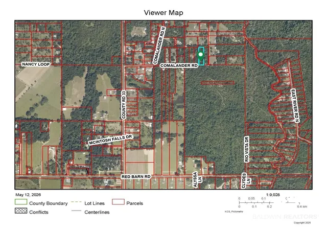 Photo 2 of Land for sale at 12335 Comalander Rd, Fairhope, AL 36532 | MLS# 396472 | Listing updated on 2026-07-28
