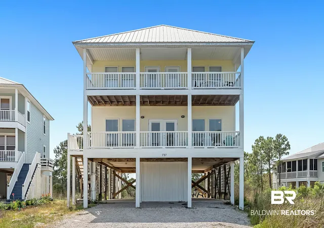Photo 1 of Single family home for sale at 737 Morgantown Blvd, Gulf Shores, AL 36542 | MLS# 393784 | Listing updated on 2026-09-09