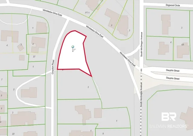 Land for sale at 0 Croydon Rd, Mobile, AL 36608 | MLS# 398300