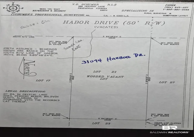 Photo 2 of Land for sale at 0 Harbor St, Elberta, AL 36530 | MLS# 398602 | Listing updated on 2026-08-13