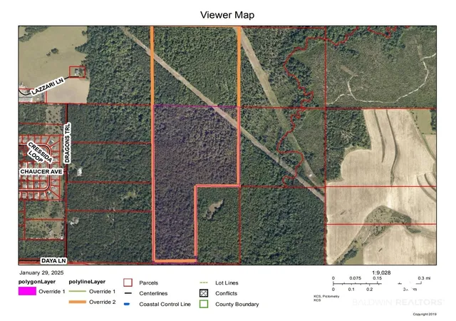 Photo 3 of Land for sale at 0 County Rd 64, Loxley, AL 36551 | MLS# 373529 | Listing updated on 2026-07-28