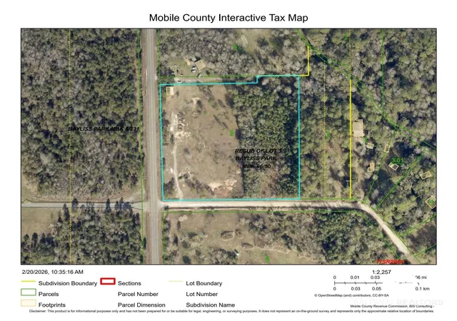 Photo 14 of Land for sale at 10585 Bellingrath Rd, Theodore, AL 36582 | MLS# 392133 | Listing updated on 2026-07-24