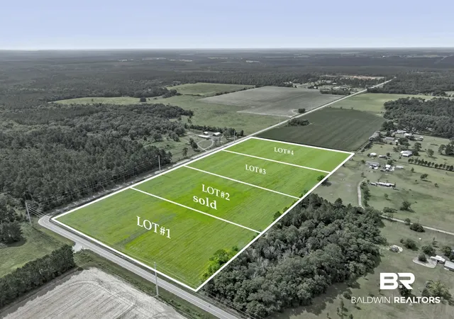 Photo 3 of Land for sale at 0 Greek Cemetery Rd, Robertsdale, AL 36567 | MLS# 391042 | Listing updated on 2026-10-05