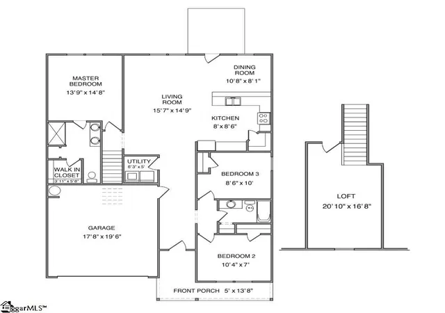 Photo 3 of Single family home for sale at 407 Lake Circle Dr, Greenville, SC 29605 | MLS# 1598304 | Listing updated on 2026-08-01