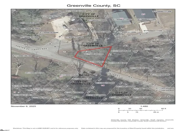 Photo 1 of Land for sale at 0 Foster St #Foster Street, Greenville, SC 29609 | MLS# 1594607 | Listing updated on 2026-08-07