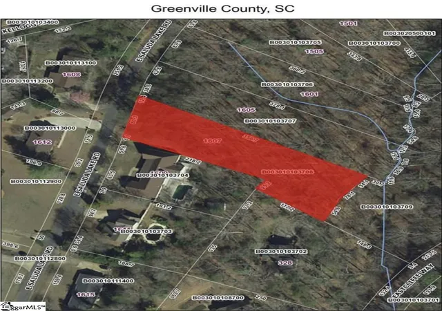 Photo 2 of Land for sale at 1607 E Saluda Lake Rd, Greenville, SC 29611 | MLS# 1586597 | Listing updated on 2026-08-25