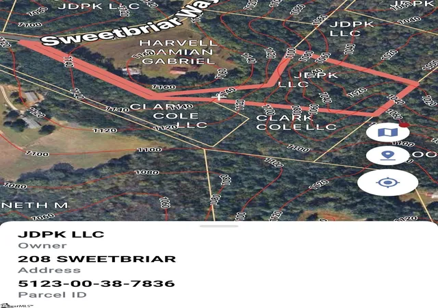 Land for sale at 208 Sweetbriar Wy, Easley, SC 29640 | MLS# 1598878